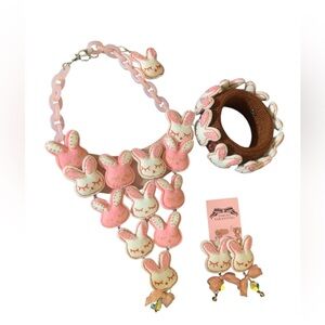 Tarina Tarantino Swarovski Bunny Necklace Sets